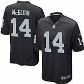 Nike Men & Women & Youth Raiders #14 McGloin Black Team Color Game Jersey,baseball caps,new era cap wholesale,wholesale hats
